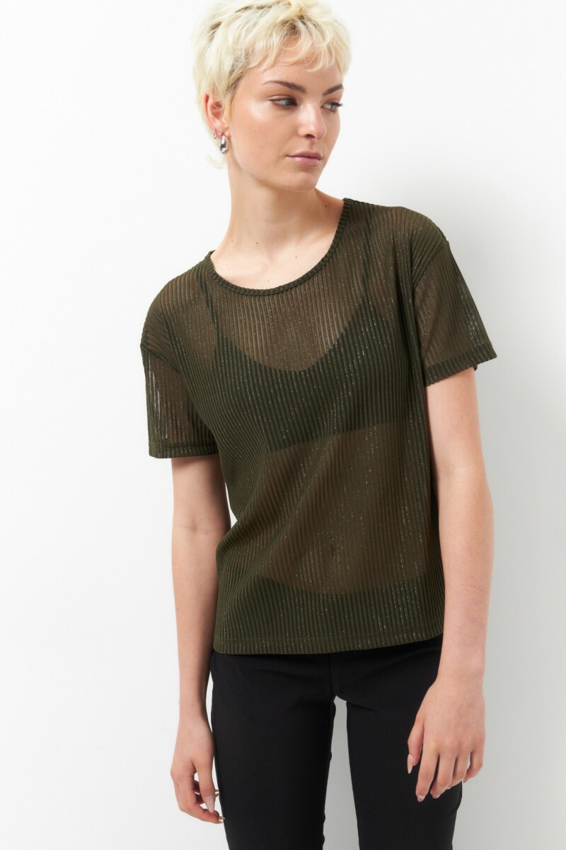 TOP LIA - Verde Militar 