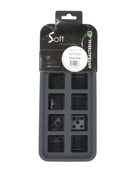 CUBETERA SILICONA 12 CUBOS 26X11CM GRIS CUBETERA SILICONA 12 CUBOS 26X11CM GRIS