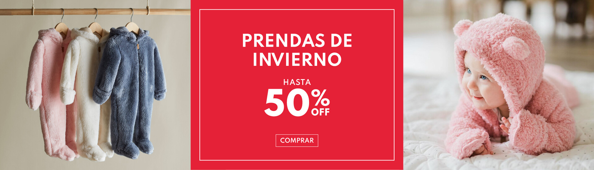 SALE hasta 50 % OFF Prendas de invierno