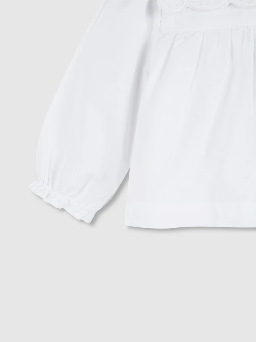 Camisa Cuello Especial Blanco