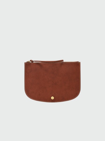 Longchamp- Clutch de cuero con muñequera, Épure 0