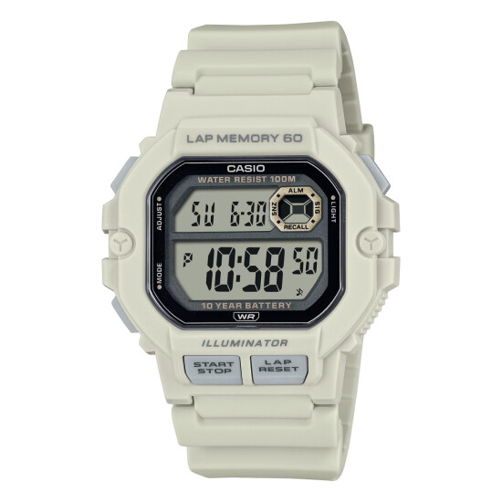 Reloj CASIO WS1400H-8AVDF Resina Beige Esfera 44mm 0