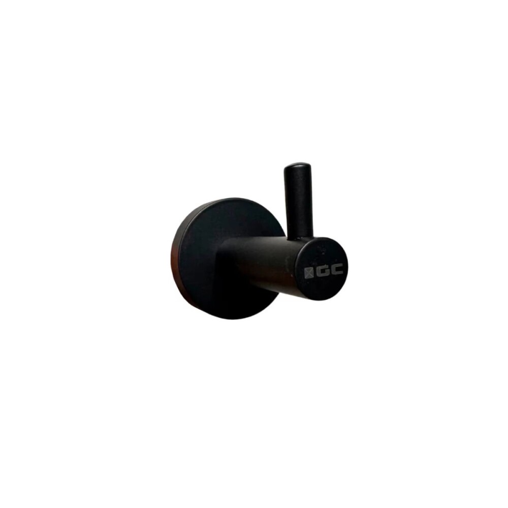 Percha negro mate Milano Dmc Percha Negro Mate Milano Dmc