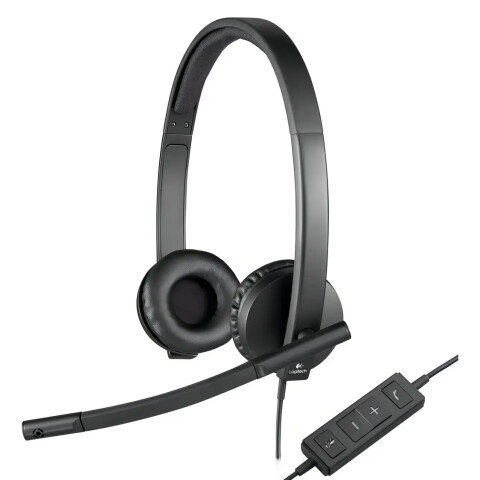 Vincha Logitech H570e Usb Estereo Control Volumen VINCHA LOGITECH VC HEADSET STEREO H570E