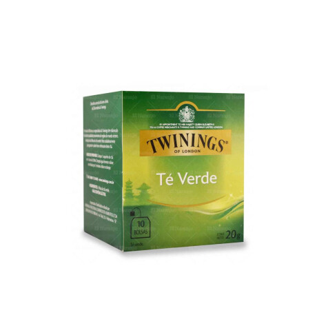 Té Twinings 10 sobres Verde puro
