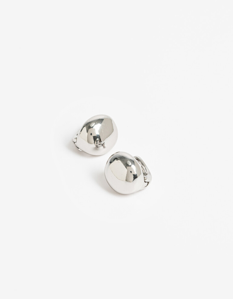 Aros Pasantes Metal Aros Pasantes Metal Bold - Plateado Rodio