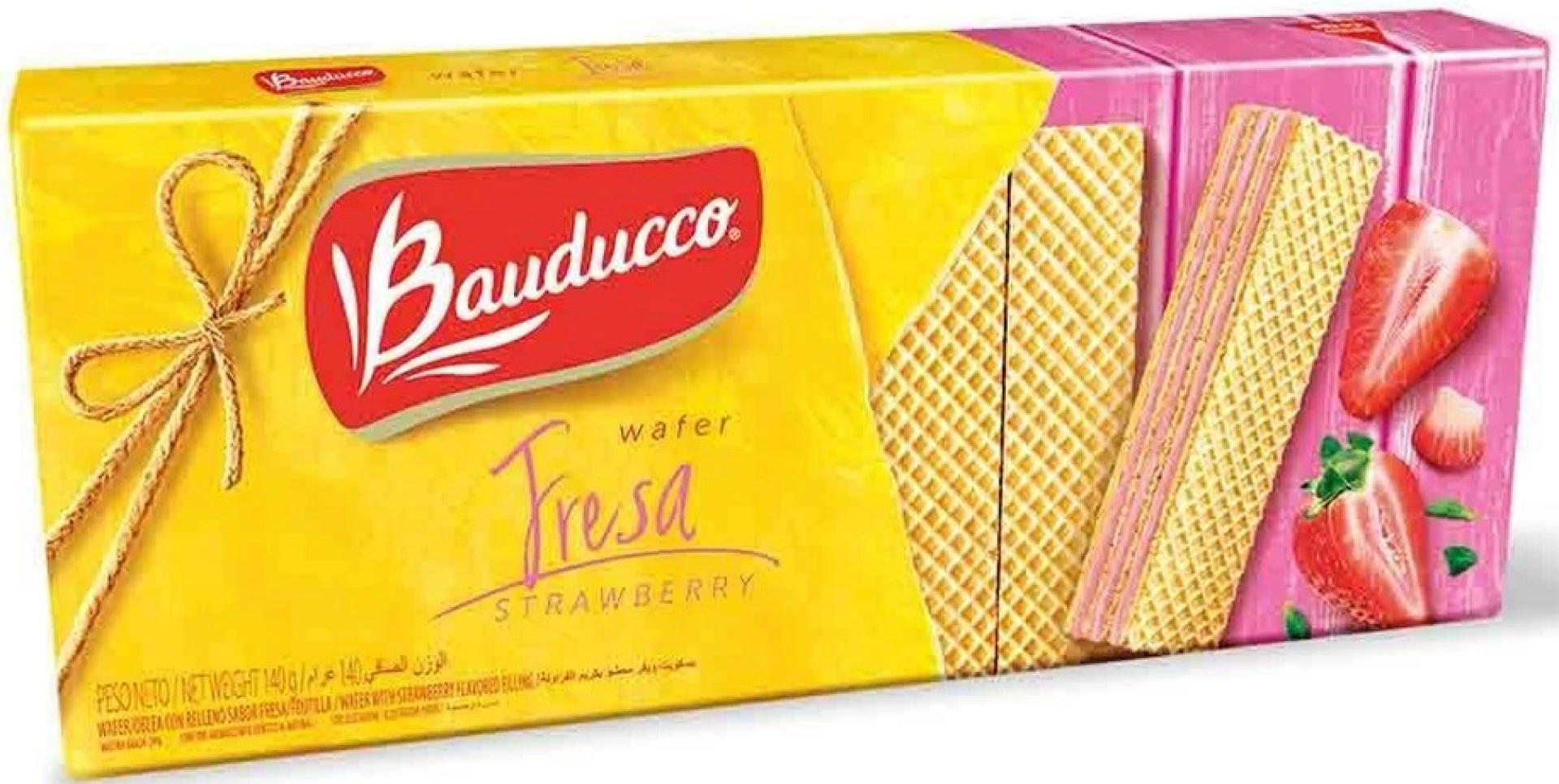 WAFFLE BAUDUCCO 140G FRESA 