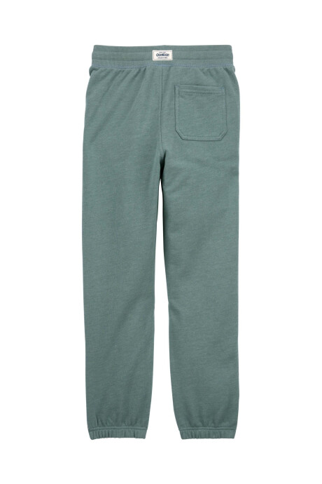 Pantalón deportivo de algodón, con logo, verde. Talles 6-14 Pantalón deportivo de algodón, con logo, verde. Talles 6-14