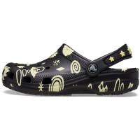 Classic Clog Glow Space Negro