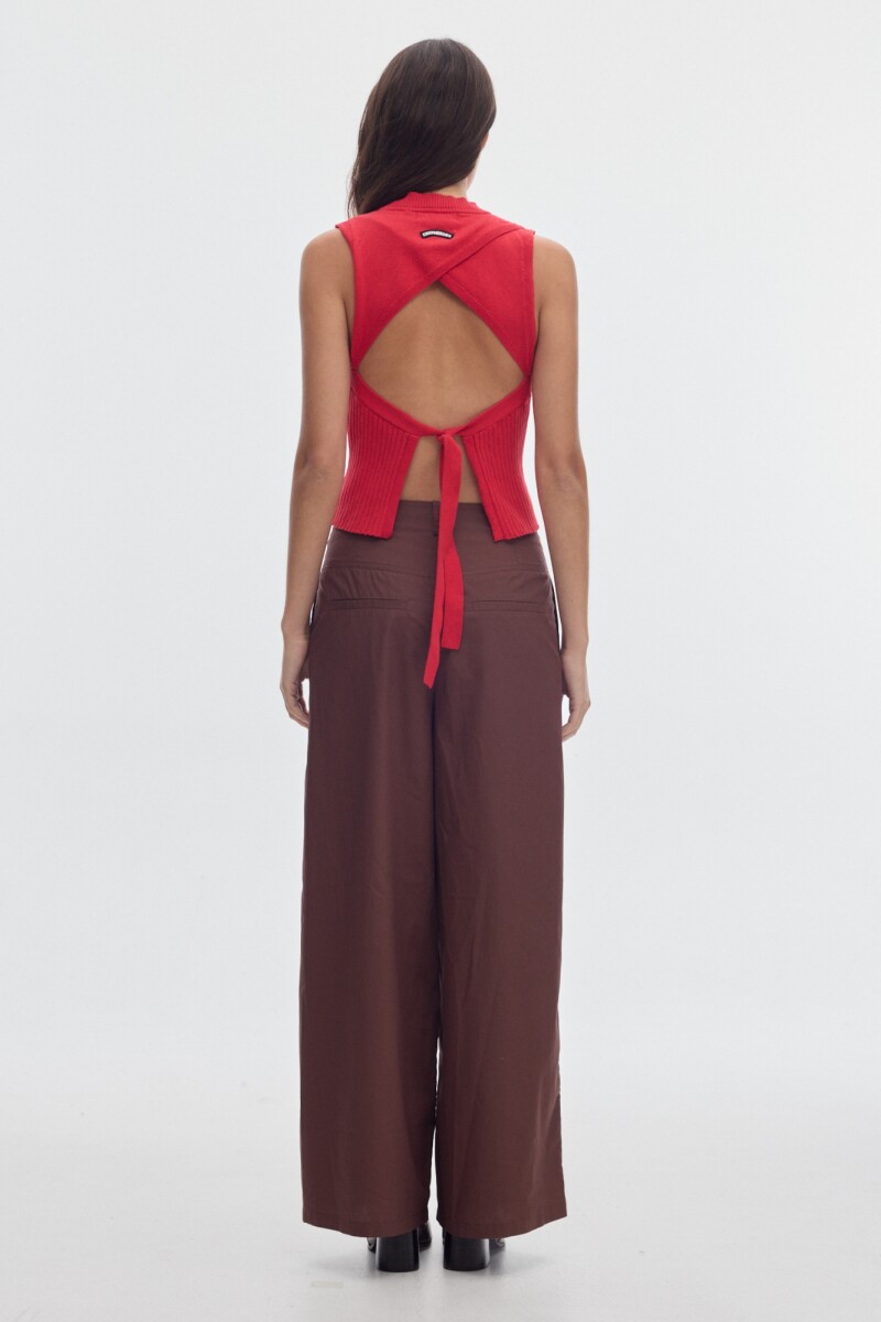 Pantalón Donna Cotton Brown