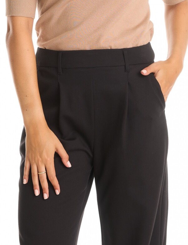 Pantalon Wide Leg Pr NEGRO