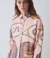 Camisa Sports Print Macros Rosa