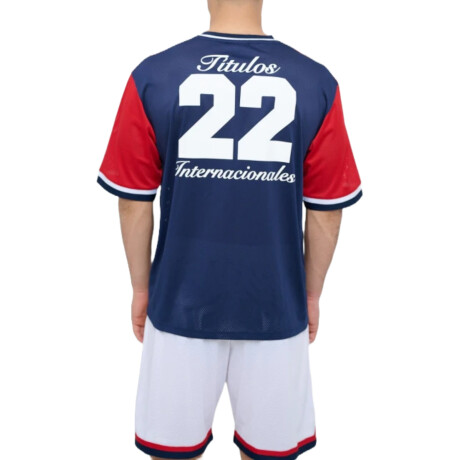 Remera Umbro Match Nacional Blue Red