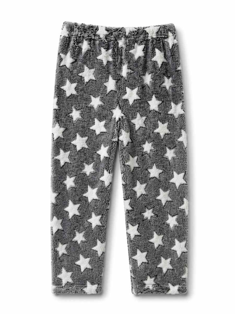 PANTALON PIJAMA ANA - GRIS OSCURO 