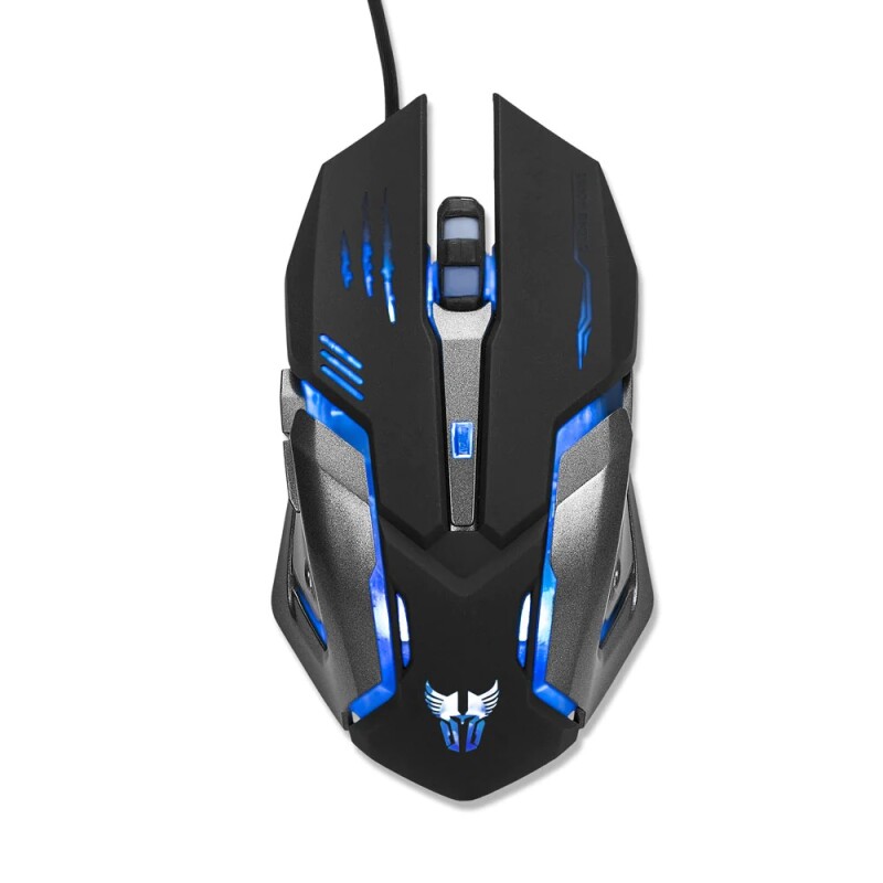 MOUSE GAMING COMBAT MS40 USB 6 BOTONES,COLOR NEGRO 001