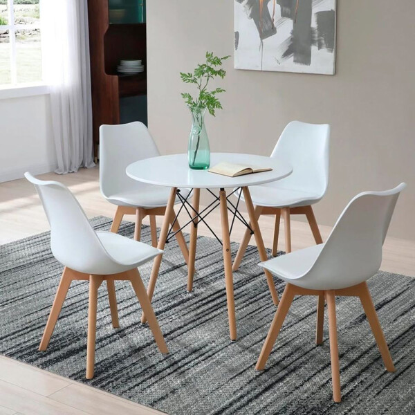 SILLA HABITARE TIPO EAMES BLANCA Silla Habitare Tipo Eames Blanca