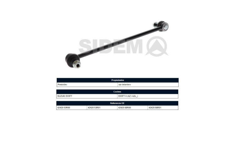 Bieleta Suzuki Swift Dzire/Swift 19-25 Der/Izq Bieleta Suzuki Swift Dzire/Swift 19-25 Der/Izq