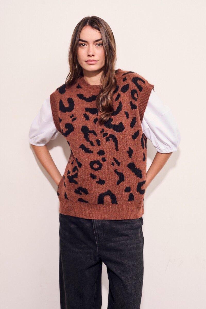 Chaleco Animal Print Animal Print