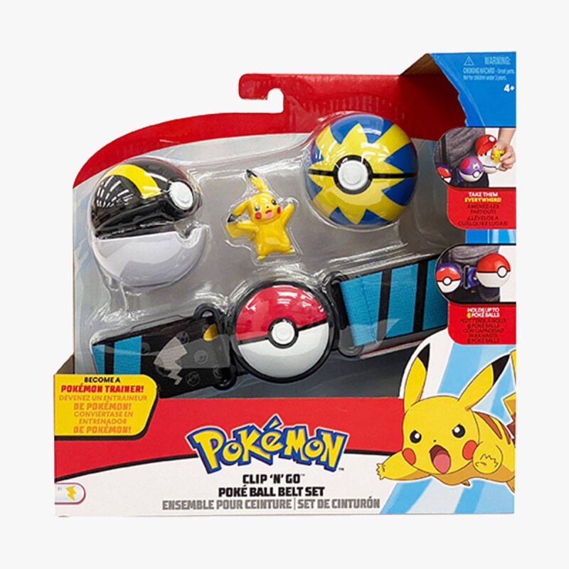 Cinturón Pokemon Clip N Go Pikachu