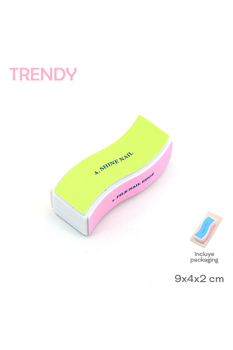 Lima de uñas Trendy Azul