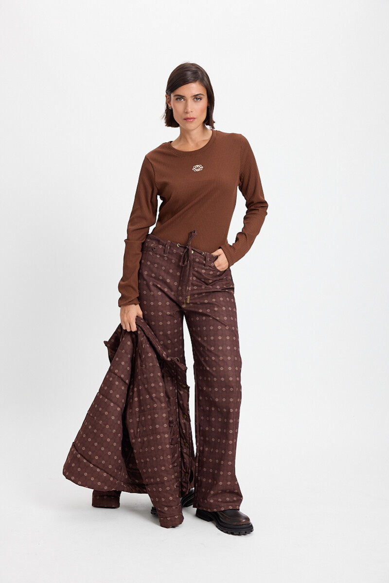Pantalon Ajustable Marron