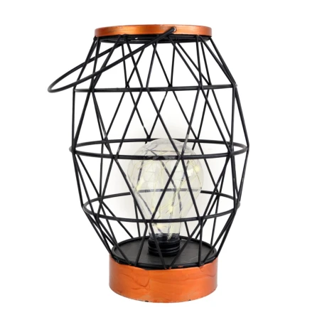 Farol/candelabro de metal LED Farol/candelabro de metal LED