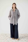 CAMISA CON LAZO Gris