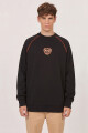 SWEATER BIO WAVE OVER CREW J-negro