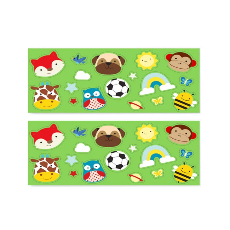 Botella infantil de acero inoxidable con stickers Verde