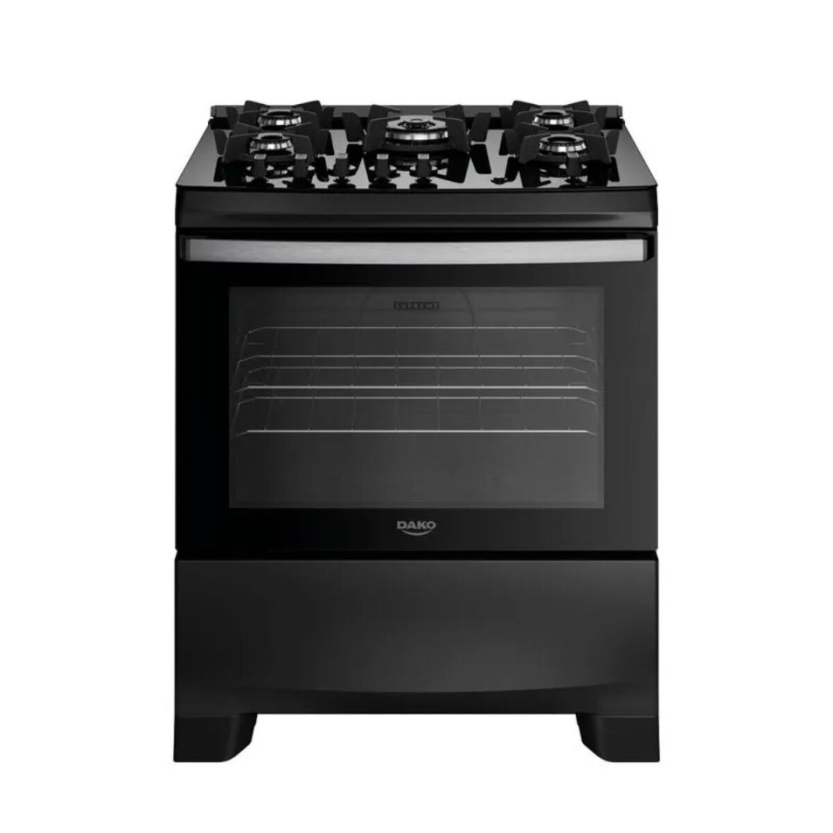 Cocina Dako Supreme Glass 5H Negro 1995 