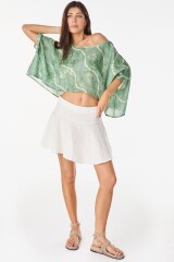 Blusa Beach Estampa Verde