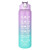 Botella De Agua Deportiva 750ml Motivacional Hidratacion Fit Variante Color Violeta