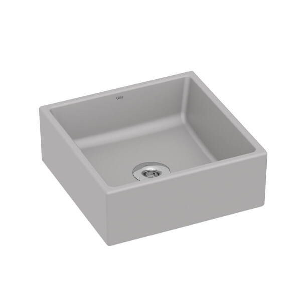 BACHA DE APOYO MODELO BASIC Q5 35x35 CM COLOR STONE Bacha De Apoyo Modelo Basic Q5 35x35 Cm Color Stone