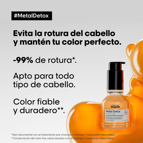 Aceite para cabello L'Oréal Prof Metal Detox Oil 50ml Aceite para cabello L'Oréal Prof Metal Detox Oil 50ml