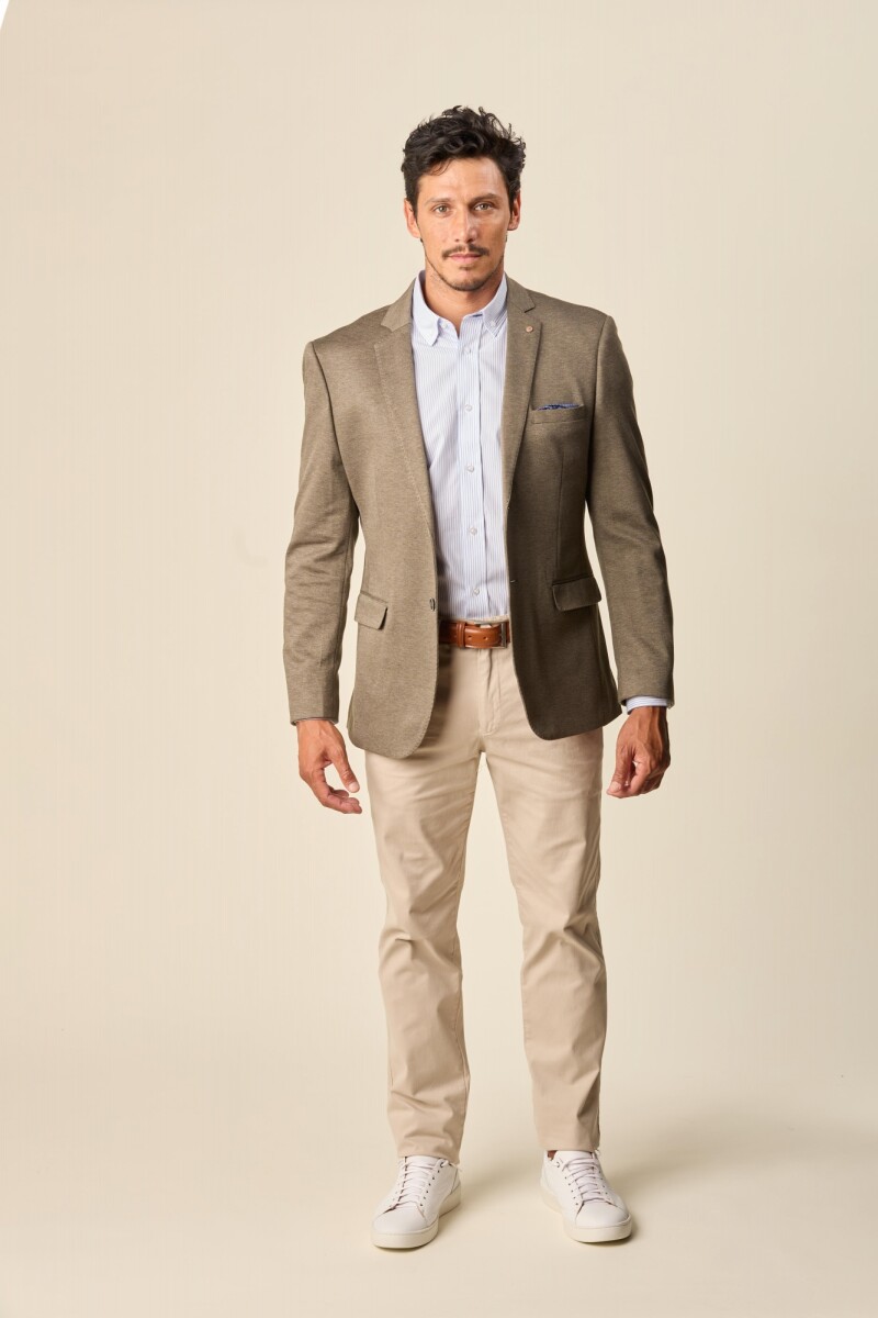 Saco Sport Knitted Classic Fit - Verde 