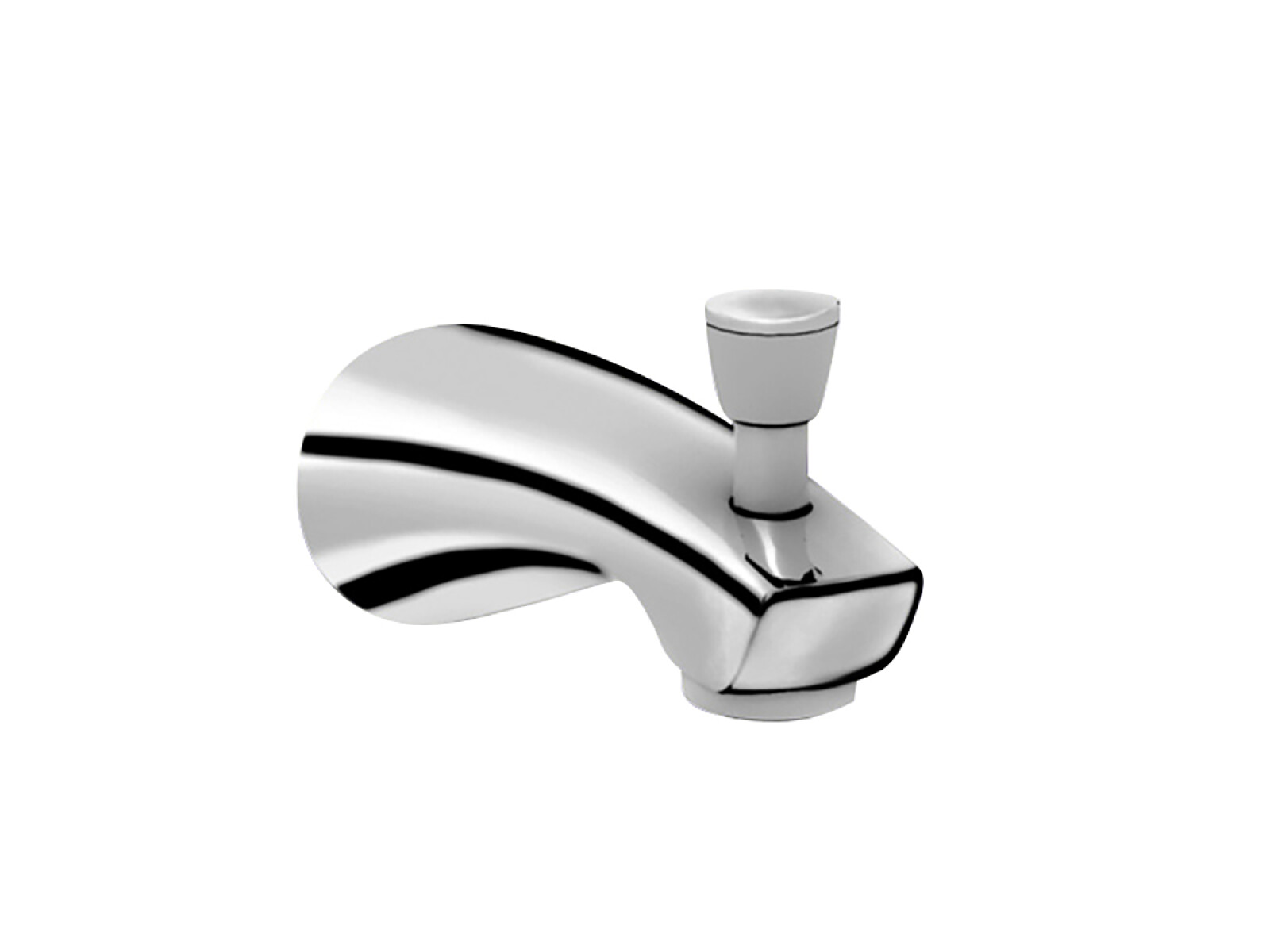 Pico De Bañera Conexion 3/4 Acero Inoxidable Linea Classic 