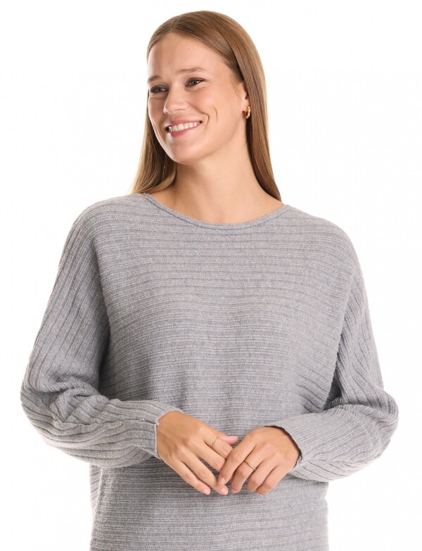 Buzo Ribs Dolman Esc GRIS