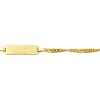 Pulsera Identidad Singapur-Oro bajo-Sin Piedra-PU8018 sinpiedra