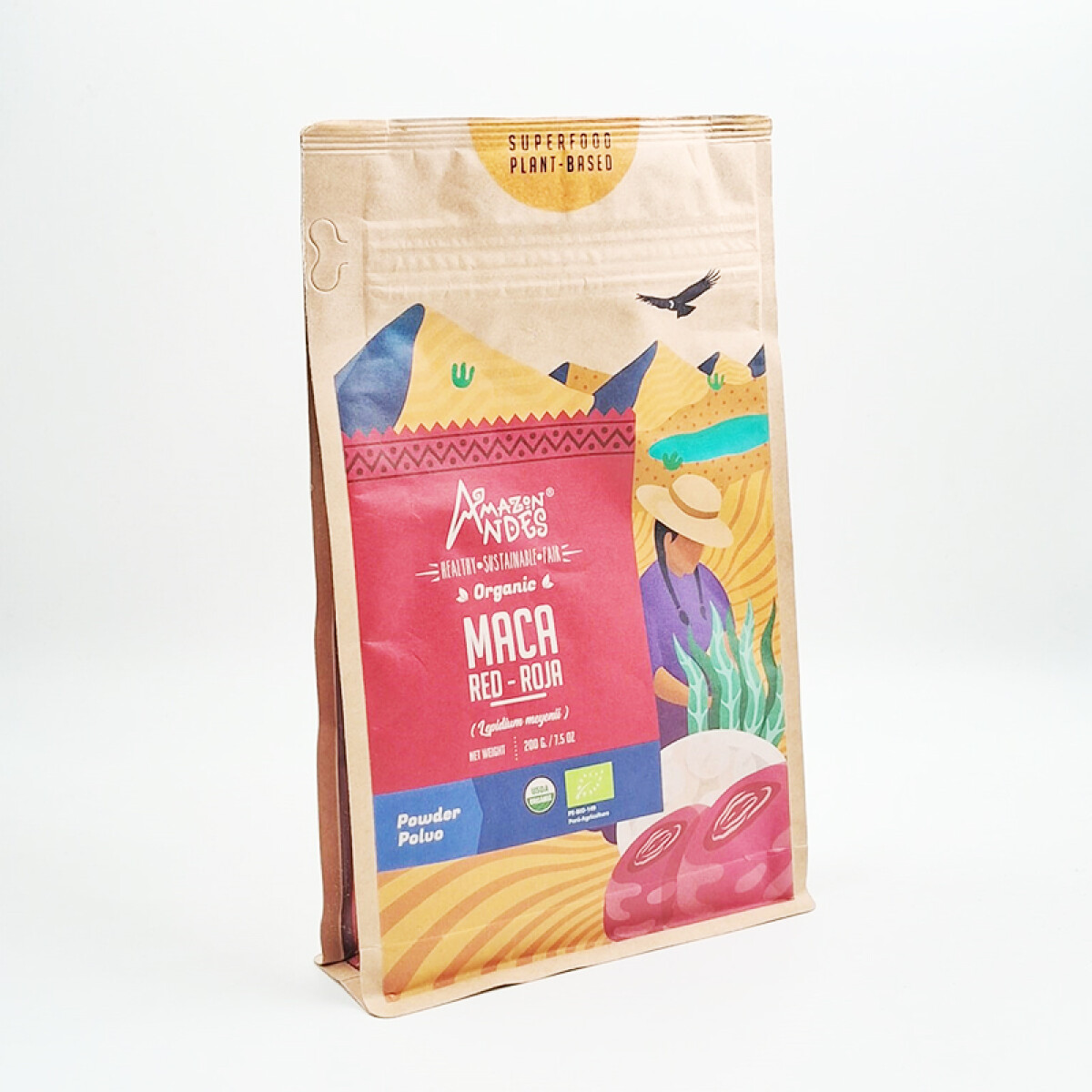 Maca peruana 200 g - Roja 