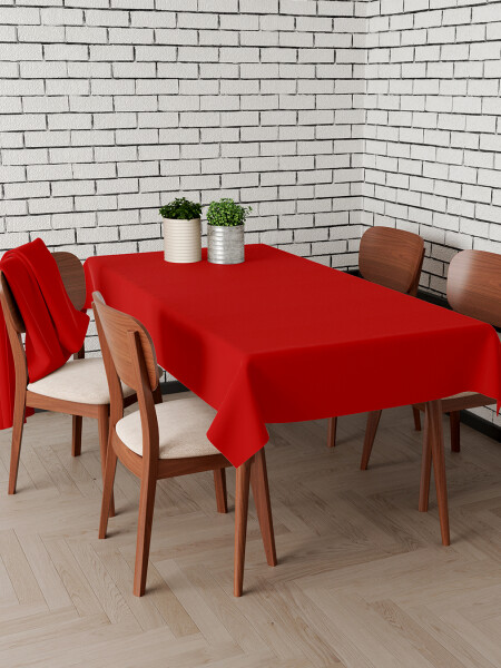 MANTEL LISO PEVA ROJO