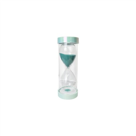 Reloj de arena metalizado Verde