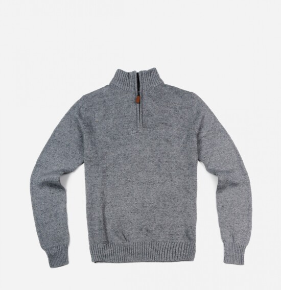 Sweater con cierre GRIS