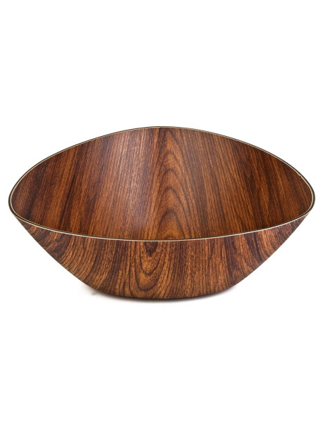 ENSALADERA TRIANGULAR 34/H11.5CM MAHOGANY EVELIN ENSALADERA TRIANGULAR 34/H11.5CM MAHOGANY EVELIN