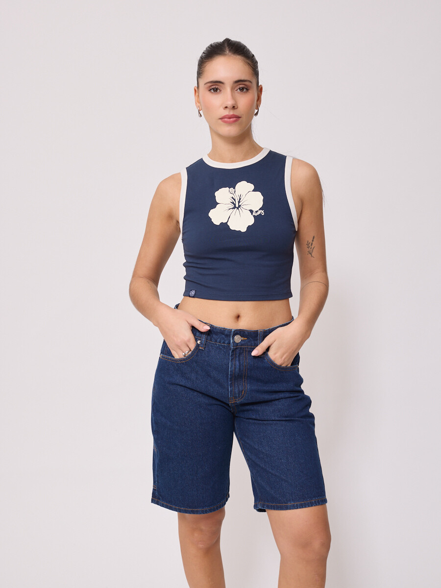 MUSCULOSA ENIKA RUSTY - Azul Marino 