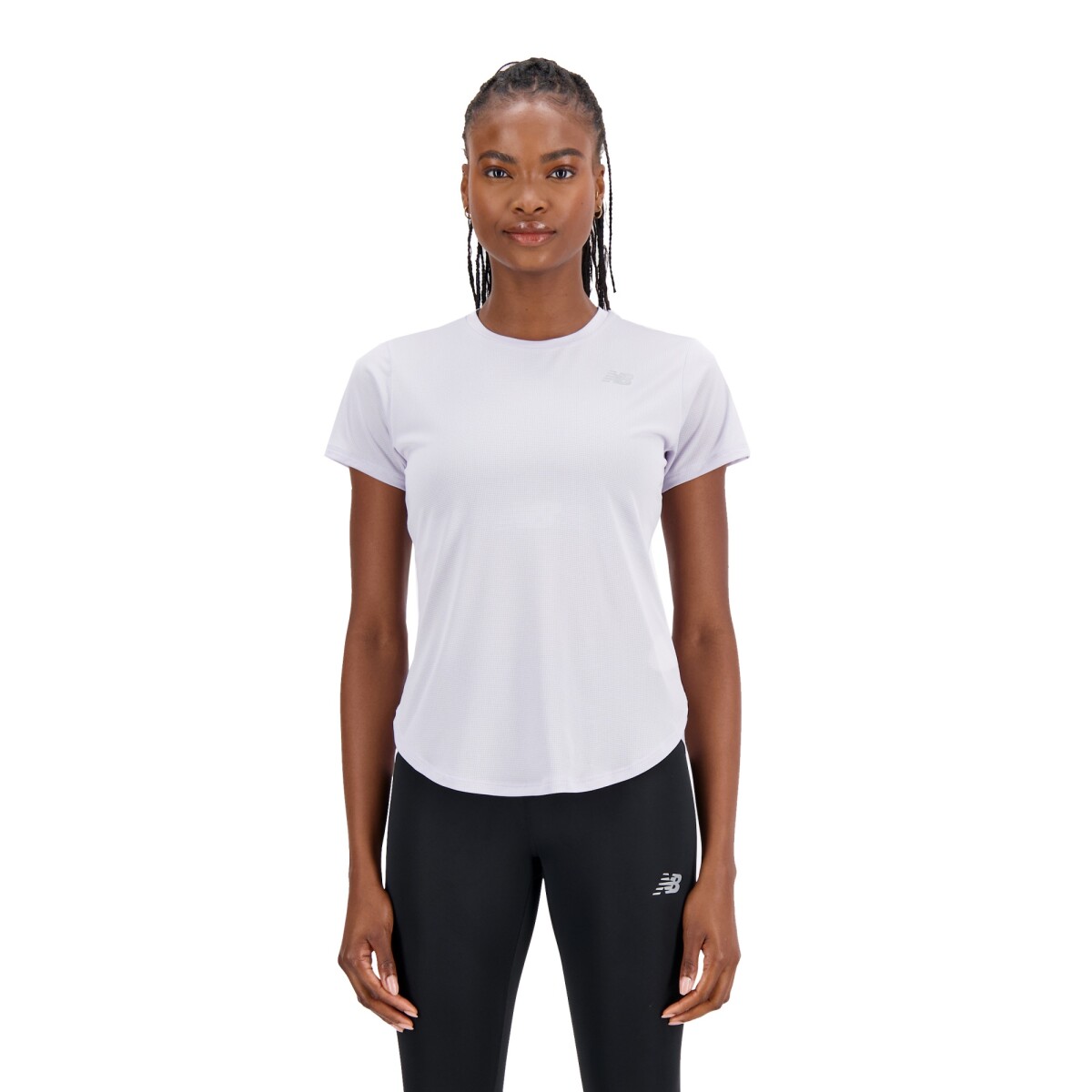Remera New Balance de Dama - WT23222GRV - GREY 