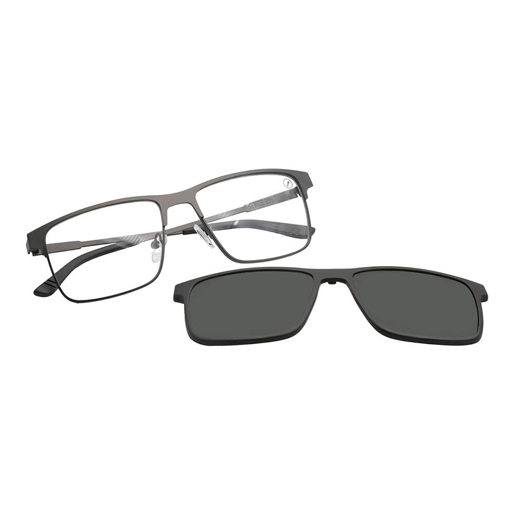Lentes 2 en 1 Multi 2026 Cuadrado Marrón/Verde