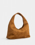 Saca Bandolera Hobo Suede - Marron Camel