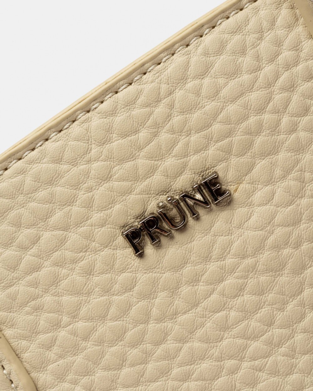 Cartera Al Hombro Erin En Efecto Cuero Graneado Natural