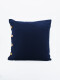 FUNDA ALMOHADON BOTONES AZUL
