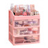 Organizador de Maquillaje Rosa IMBACK IBK-MAQ001 | 3 Cajones + Compartimentos | Diseño Compacto, Elegante y Multifunción Organizador de Maquillaje Rosa IMBACK IBK-MAQ001 | 3 Cajones + Compartimentos | Diseño Compacto, Elegante y Multifunción